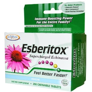 Esberitox by Enzymatic therapy is a combination of herbal ingredients that work synergistically to boost immune defense and maximize immune system health..